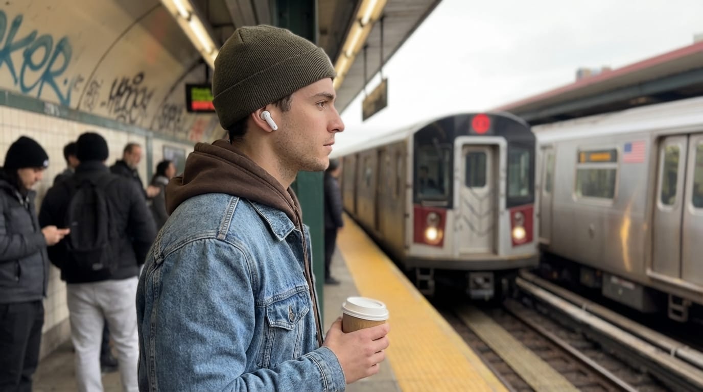 BeatBuds X1 earbuds in use